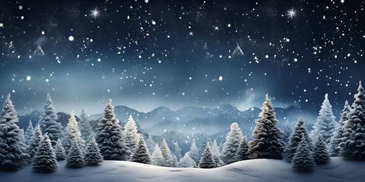 Winter Night Landscape Images – Browse 55 Stock Photos, Vectors, and Video