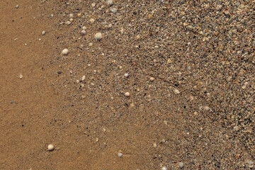 seashore texture closeup top view