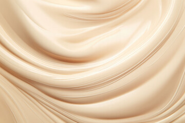 Fototapeta premium Beauty tinted cream texture. Skincare cosmetics background. Generative AI