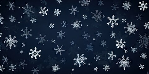 Frosty magic. Blue snowflake christmas background. Winter wonderland. Abstract snowflake design. Chill in air. Holiday snowfall pattern