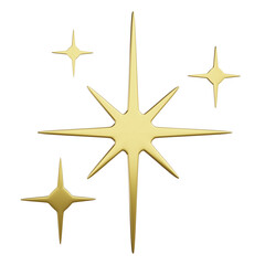 golden spakling star