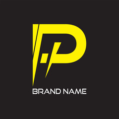 **P logo ***EPS file ***Editable Text And Color ***CMYK Colors ***Print Ready ***Free Font used. ***Easy To Download.