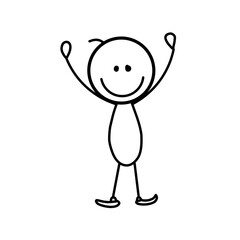 stickman stick figure sketch cartoon