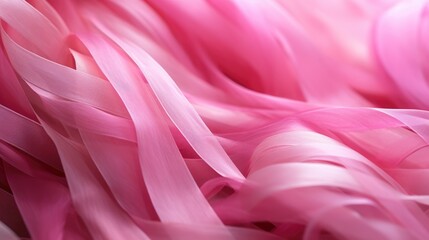 Pink ribbon texture background. Breast Cancer Awareness concept. October Cancer Awareness Month. For poster, wallpaper, presentation, banner, Cover design, flyer, backdrop.