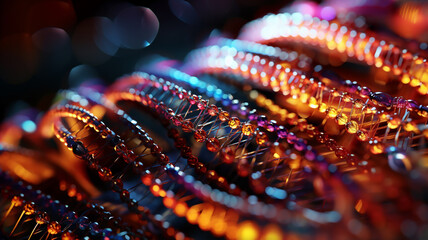 DNA structure in photorealistic version