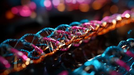 DNA structure in photorealistic version