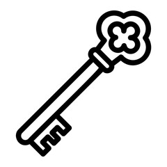 key outline icon