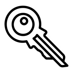 key outline icon