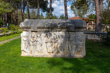 Aydın, TURKEY, May 1, 2023: Afrodisias Ancient city. (Aphrodisias). The common name of many...