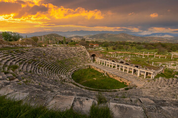 Afrodisias Ancient city. (Aphrodisias). The common name of many ancient cities dedicated to the goddess Aphrodite. The most famous of cities called Aphrodisias. Karacasu - Aydın, TURKEY