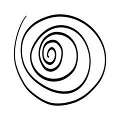 Doodle Spiral Element