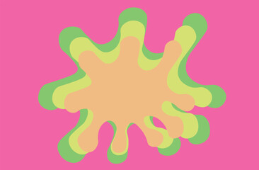 hand made of splashes