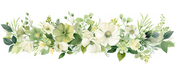 水彩　フラワー