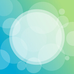 Colorful Circles For Social Media Post Background Template