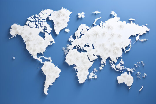 A world map isolated. travel concept. 