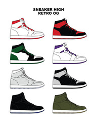 Sneaker Retro High Concept icon