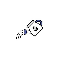Irrigation icon design with white background stock illustration