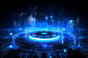 technology background with space.