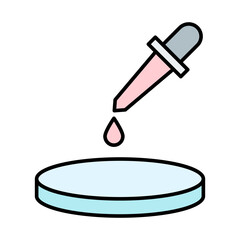 Petri Dish Icon Design