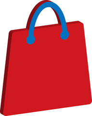 red shopping bag