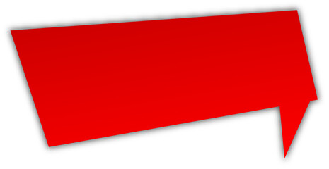 red ribbon isolated