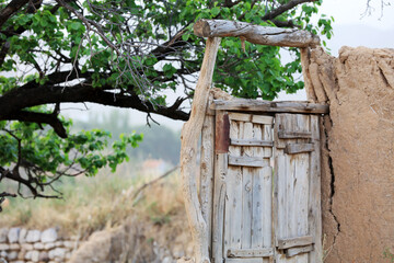 The old house in rural China, the old folk house in rural China