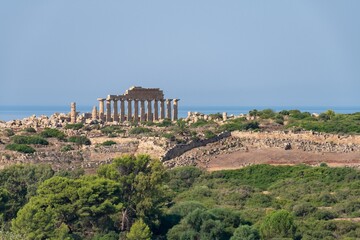 Naklejka premium Parco Archeologico di Selinunte - Castelvetrano - Trapani - Sicilia - Italia