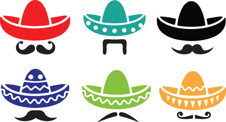 Mexican Sombrero Vector Pack