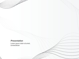white abstract background presentation layout  template design.