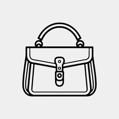 handbag icon. vector illustration.