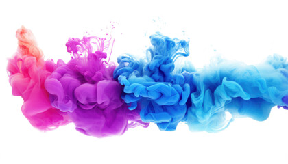 Cloud of Multicolored Paint