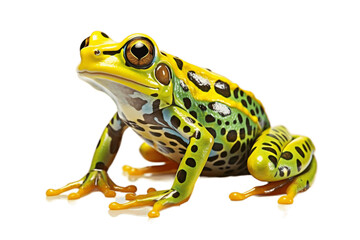 Frog Isolated on a Transparent PNG Background. Generative Ai