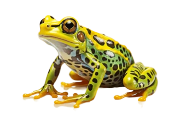 Keuken spatwand met foto Frog Isolated on a Transparent PNG Background. Generative Ai © Haider