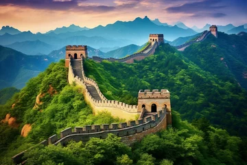 Foto auf Acrylglas Chinesische Mauer great wall