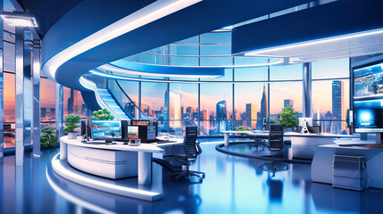 Corporate Office Panorama, A Professional Backdrop