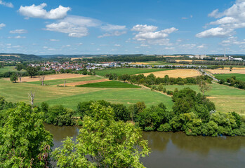 Naklejka premium Offenau in Southern Germany