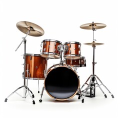 drum kit isolated on white