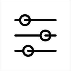 Option icon vector . Decision making, choice and selection symbol illustration on white background