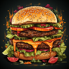 burger logo