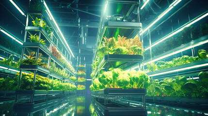 Light Spectrum Control in Indoor Farming, Tuning Growth Rays