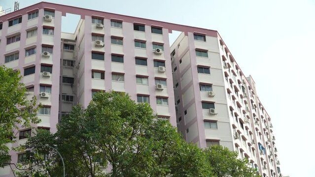 Singapore's HDB residential public housing.