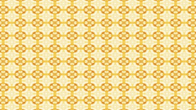 yellow floral pattern animated background