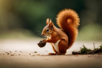 Obraz premium squirrel in the park