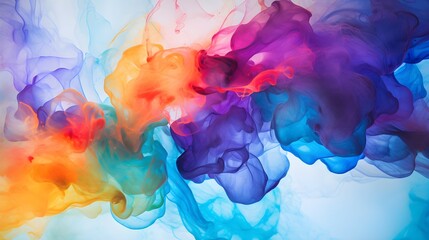 Fototapeta premium Abstract Watercolor: A Mesmerizing Dive into the World of Abstract Artistry