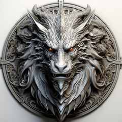 dragon logo illustration