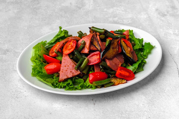 salad with beetroot and feta cheese