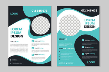 Corporate book cover design, flyer template design, business brochure, design elements, annual report, portfolio, magazine, poster, modern presentation, a4 size banner template design