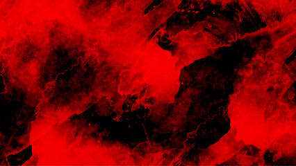 Dark Red horror scary background. Red textured stone wall background. Black and red rock stone background. Dark red horror scary background. Old wall texture cement black red background.	