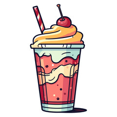 dessert vector illustration