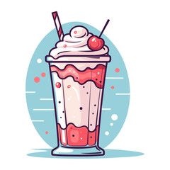 dessert vector illustration